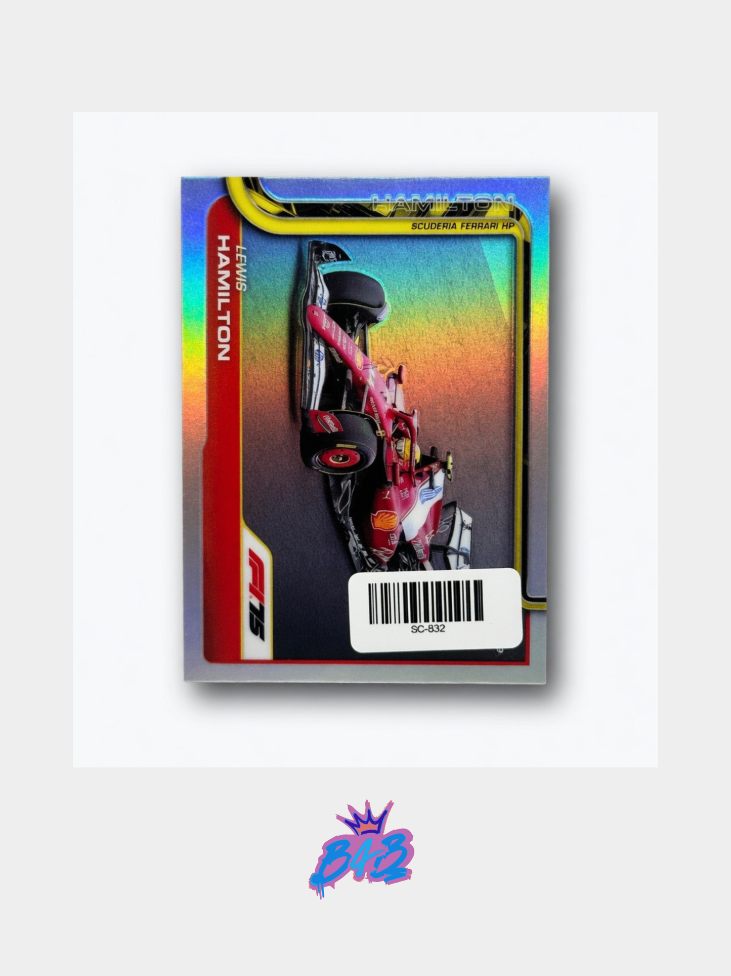 [B32] Lewis Hamilton- 2025/26 Topps Chrome F1-75 #76 (Base)