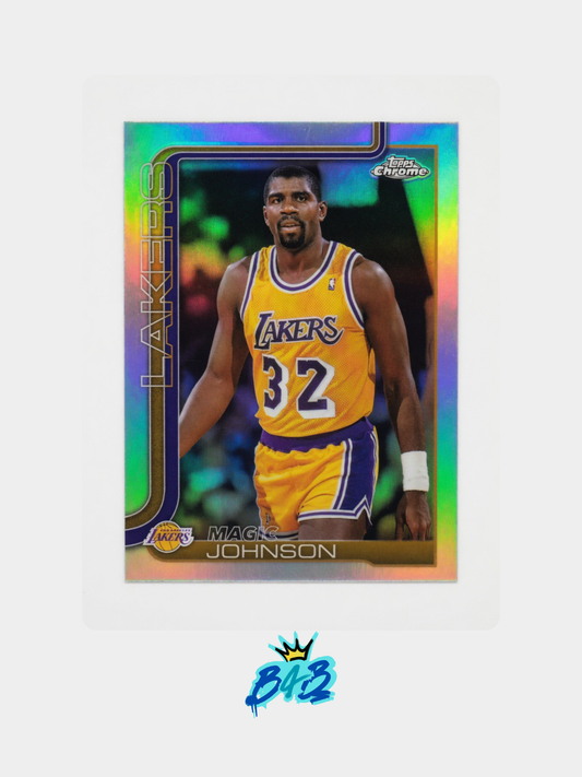 [M14] Magic Johnson - 2025/26 Topps Chrome NBA #244 (Base - Refractor)