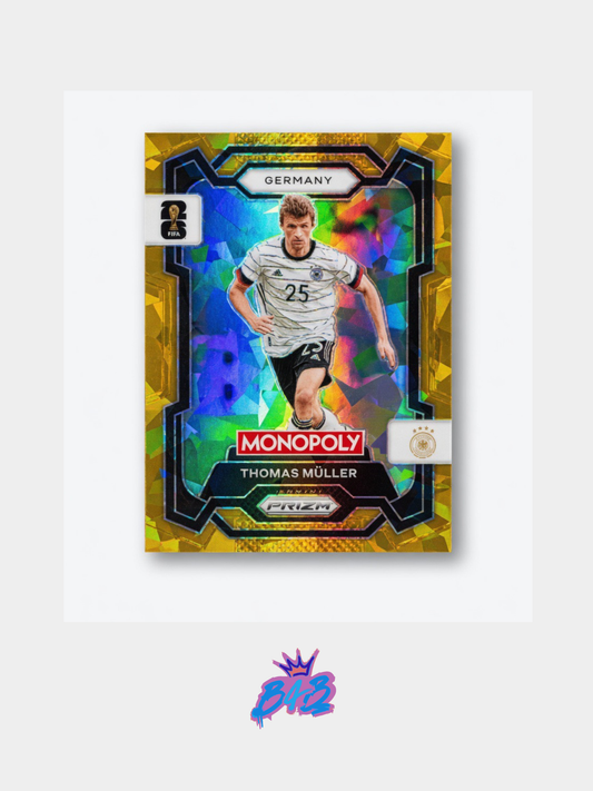 [B33] Thomas Muller - 2026 Panini Prizm Monopoly WC #59 (Exclusive Gold Parallel)