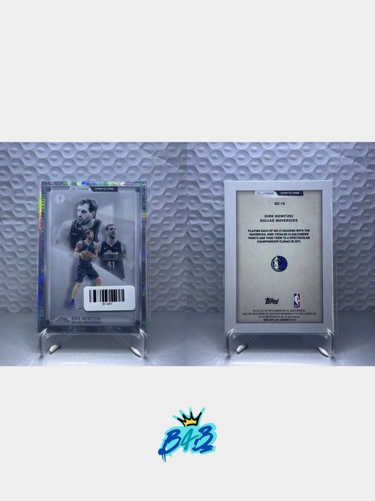 [M17] Dirk Nowitzki - 2025/26 Topps Chrome NBA #GC-13 (SSP - Glass Canvas)