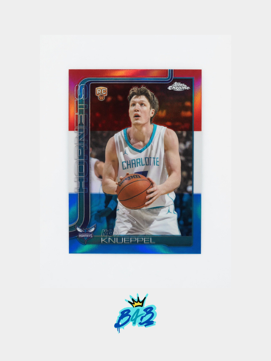 [M09] Kon Knueppel - 2025/26 Topps Chrome NBA #254 (Parallel - RWB)