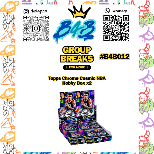 (#B4B012A) 2025-26 Topps Chrome Cosmic NBA - (Planetary Pursuit)