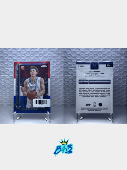 [M09] Kon Knueppel - 2025/26 Topps Chrome NBA #254 (Parallel - RWB)