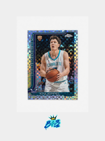 [M06] Kon Knueppel - 2025/26 Topps Chrome NBA #254 (Base - X-Fractor)