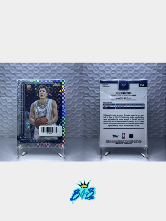 [M06] Kon Knueppel - 2025/26 Topps Chrome NBA #254 (Base - X-Fractor)