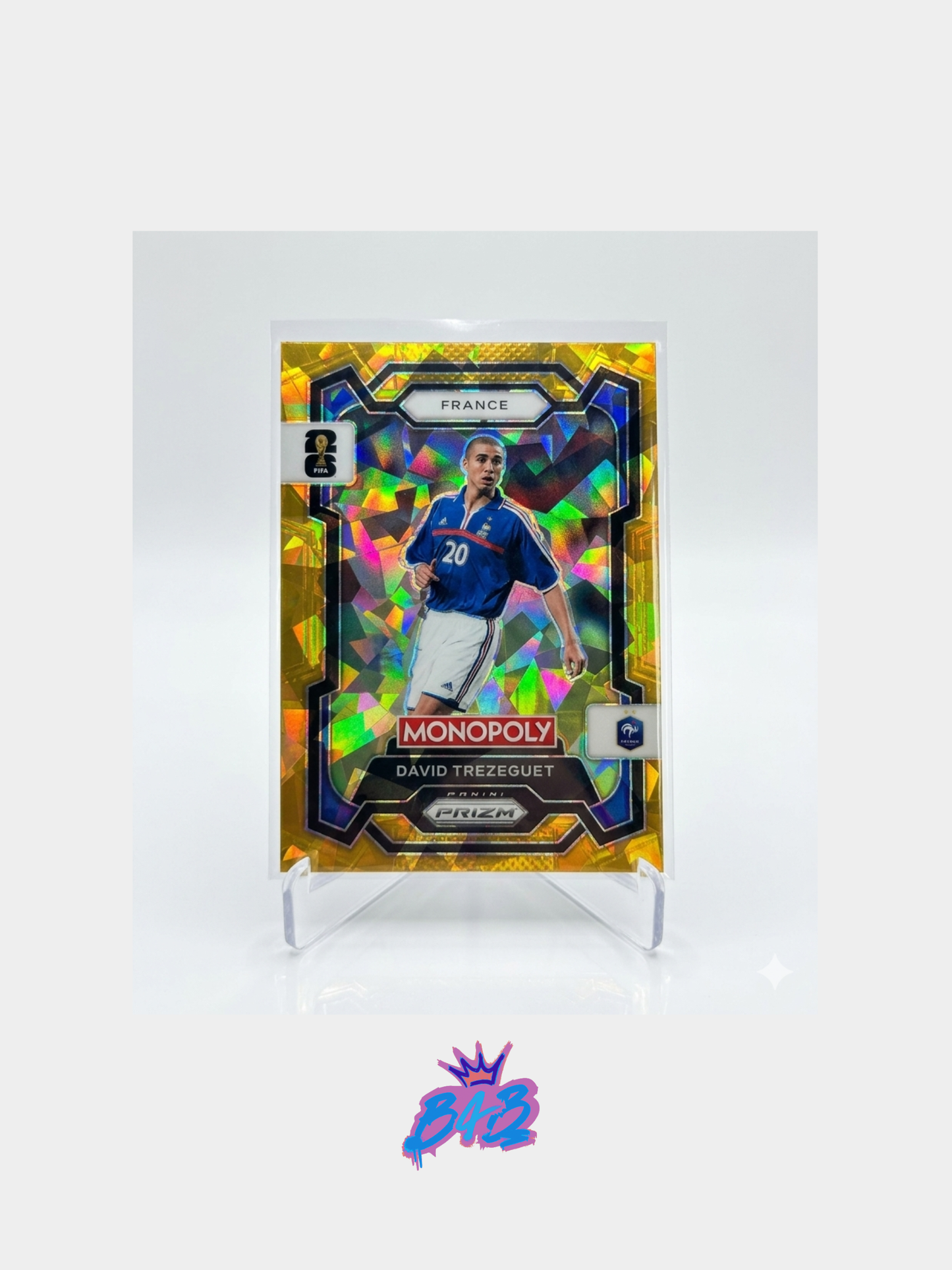 [B41] David Trezequet - 2026 Panini Prizm Monopoly WC #12 (Exclusive Gold Parallel)