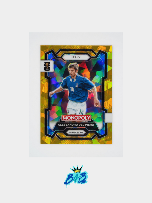 [B09] Alessandro Del Piero - 2026 Panini Prizm Monopoly WC #39 (Exclusive Gold Parallel)