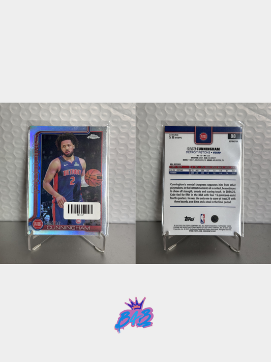 [T47] Cade Cunningham - 2025/26 Topps Chrome NBA #88 (Base - Refractor)