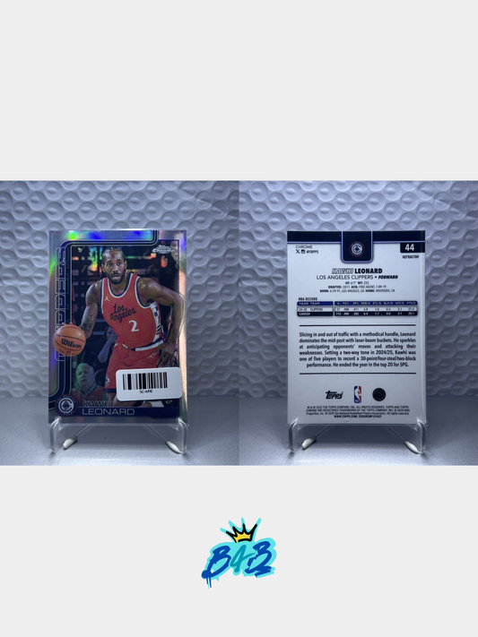[M16] Kawhi Leonard - 2025/26 Topps Chrome NBA #44 (Base - Refractor)