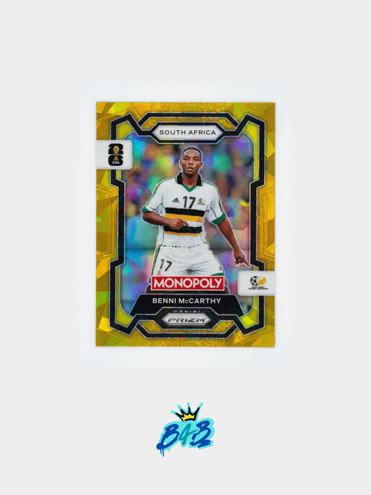 [B04] Benni McCarthy - 2026 Panini Prizm Monopoly WC #80 (Exclusive Gold Parallel)