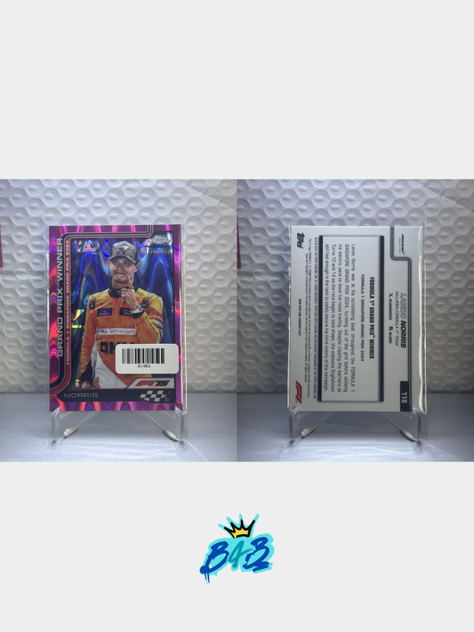 [B03] Nando Norris - 2025/26 Topps Chrome F1-75 #110 (Numbered Parallel - /250)