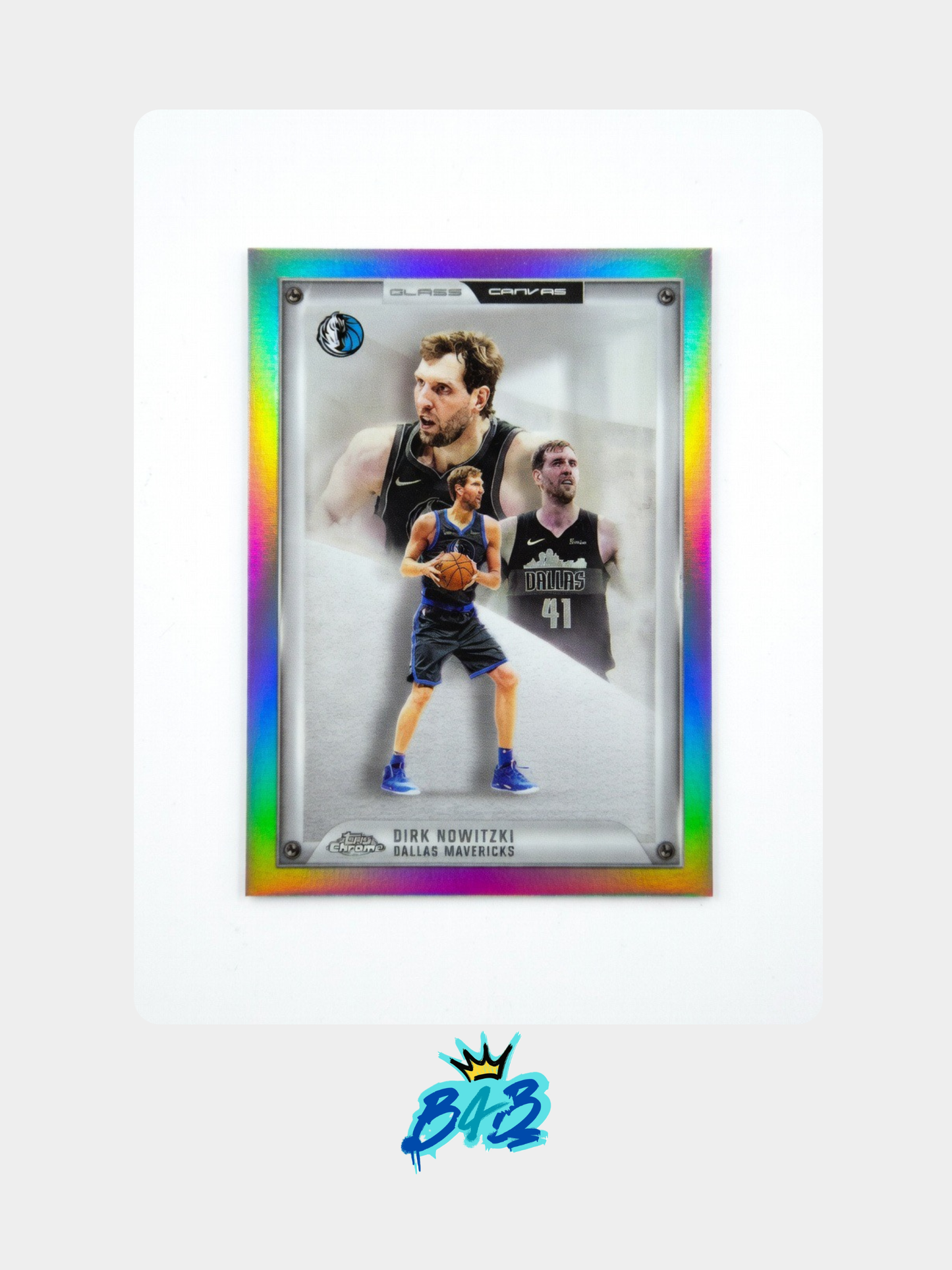 [M17] Dirk Nowitzki - 2025/26 Topps Chrome NBA #GC-13 (SSP - Glass Canvas)