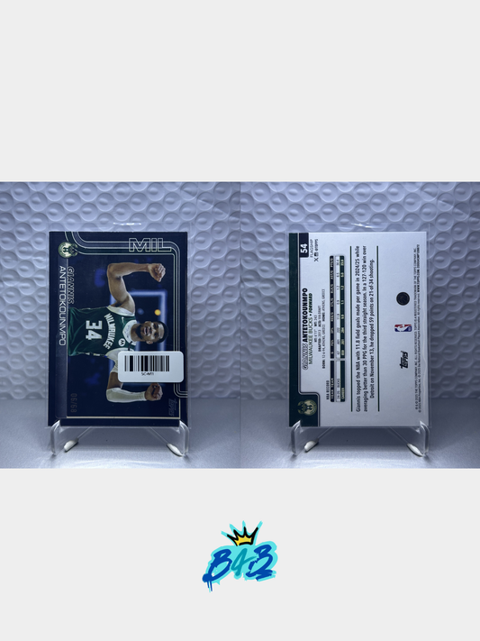 [M11] Giannis Antetokoummpo - 2025/26 Topps Flagship NBA #54 (Numbered Parallel - True Black /68)