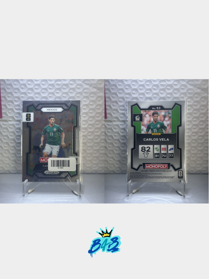[B08] Carlos Vela - 2026 Panini Prizm Monopoly WC #53 (Base)