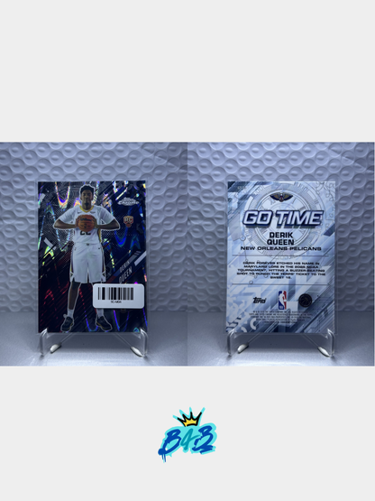 [M04] Derik Queen - 2025/26 Topps Chrome NBA #GT-25 (Inserts - Go Time)