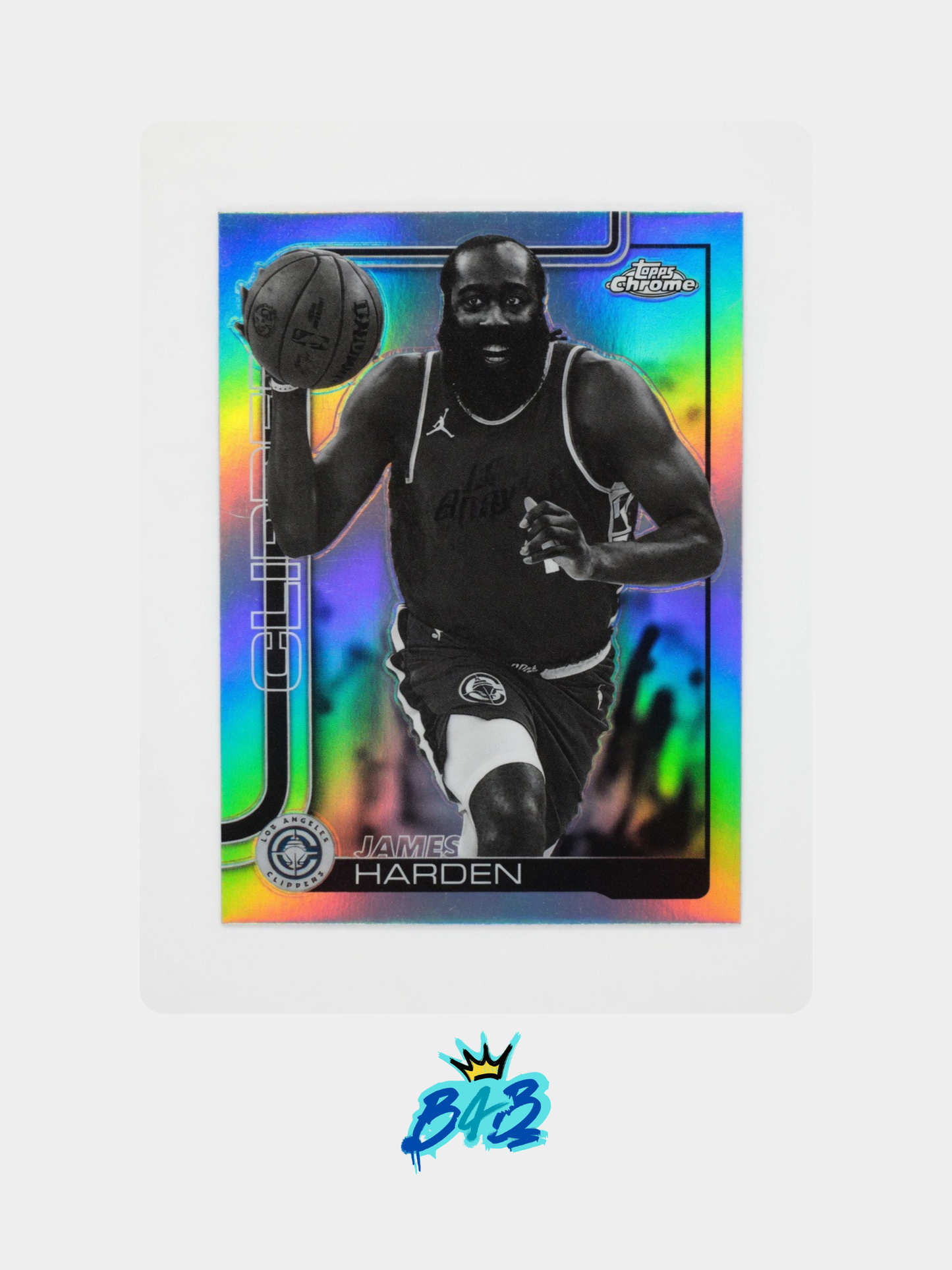 [M12] James Harden - 2025/26 Topps Chrome NBA #54 (Parallel - Negative)
