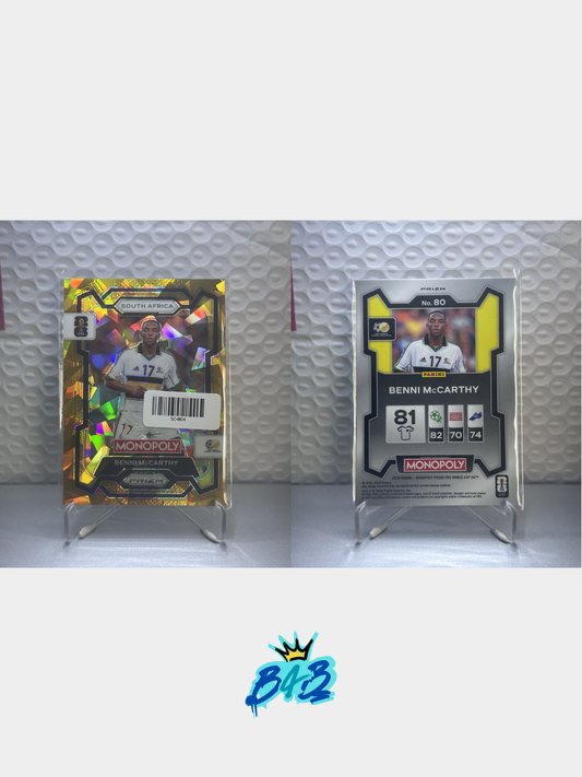 [B04] Benni McCarthy - 2026 Panini Prizm Monopoly WC #80 (Exclusive Gold Parallel)