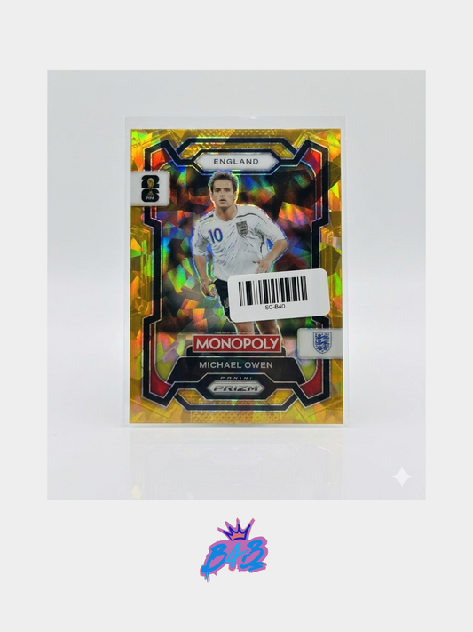 [B40] Michael Owen - 2026 Panini Prizm Monopoly WC #26 (Exclusive Gold Parallel)