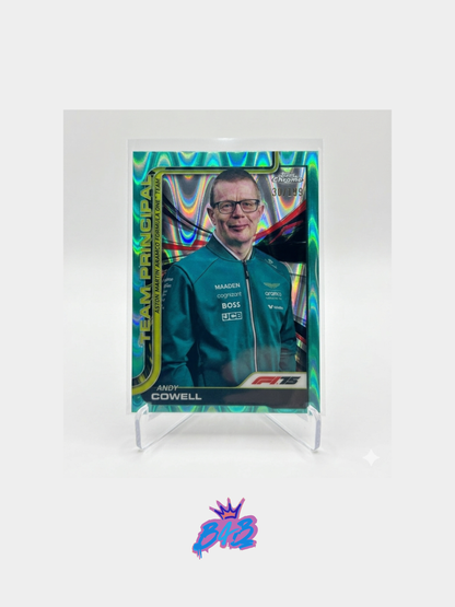 [B42] Andy Cowell - 2025/26 Topps Chrome F1-75 #196 (Numbered Parallel - /199)