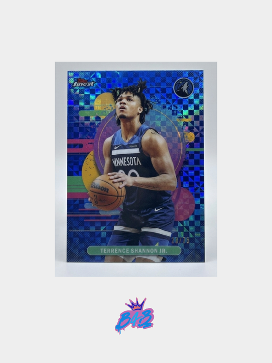 [T44] Terrence Shannon Jr. - 2026 Topps Finest NBA #159 (Uncommon - Blue X-Fractor)