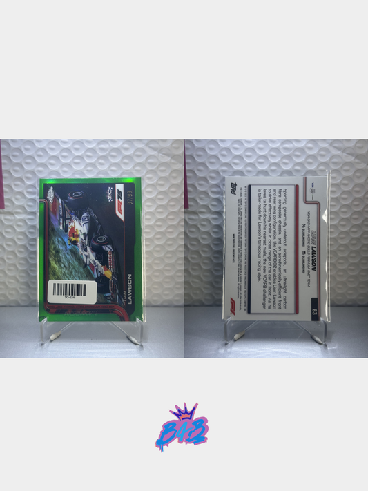 [B24] Liam Lawson - 2025/26 Topps Chrome F1-75 #83 (Numbered Parallel - /99)