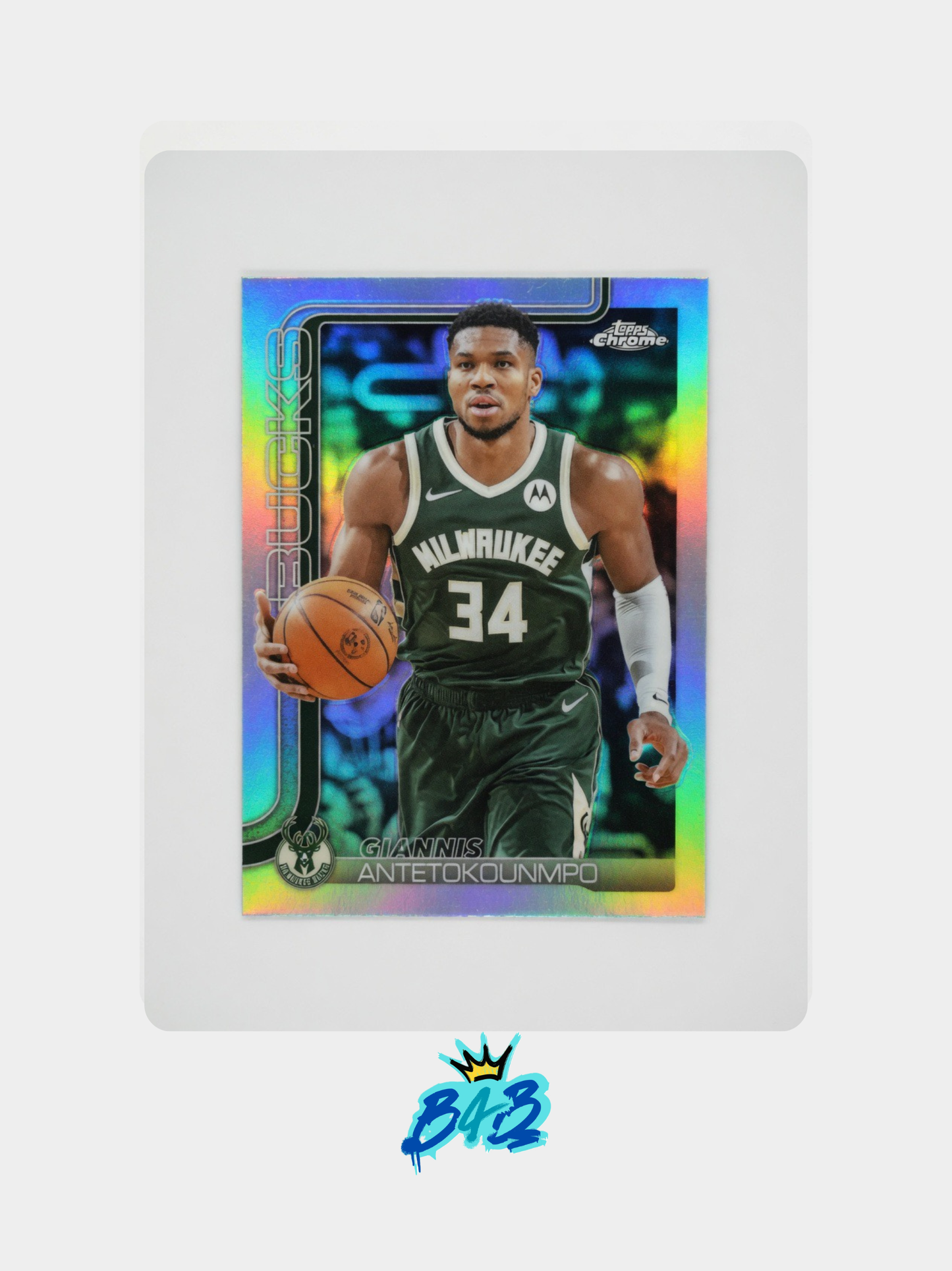 [M13] Giannis Antetokoummpo - 2025/26 Topps Chrome NBA #137 (Base - Refractor)