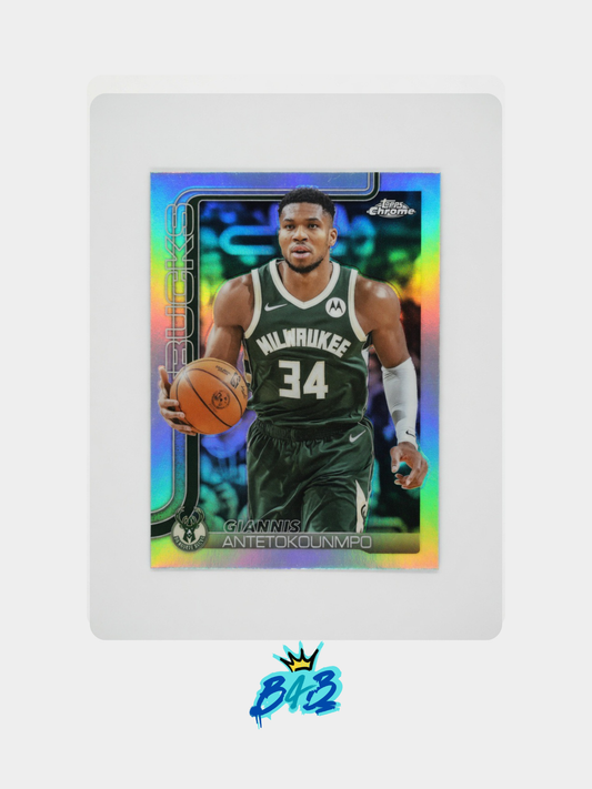 [M13] Giannis Antetokoummpo - 2025/26 Topps Chrome NBA #137 (Base - Refractor)