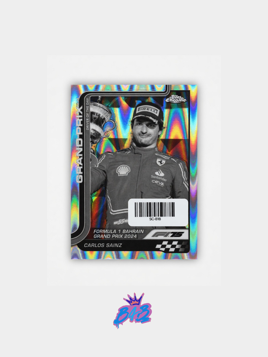 [B18] Carlos Sainz - 2025/26 Topps Chrome F1-75 #122 (Base - Negative)