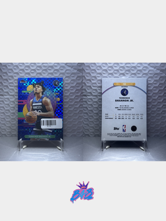 [T44] Terrence Shannon Jr. - 2026 Topps Finest NBA #159 (Uncommon - Blue X-Fractor)