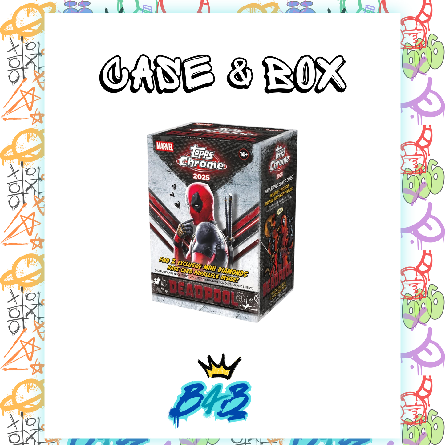 Marvel - Topps Chrome Deadpool 2025 Value Box