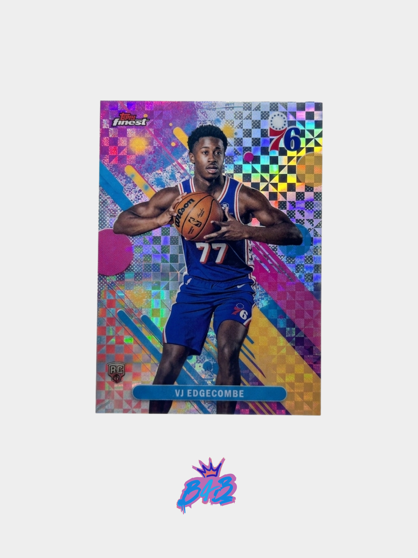 [T45] VJ Edgecombe - 2026 Topps Finest NBA #3 (Common - X-Fractor)