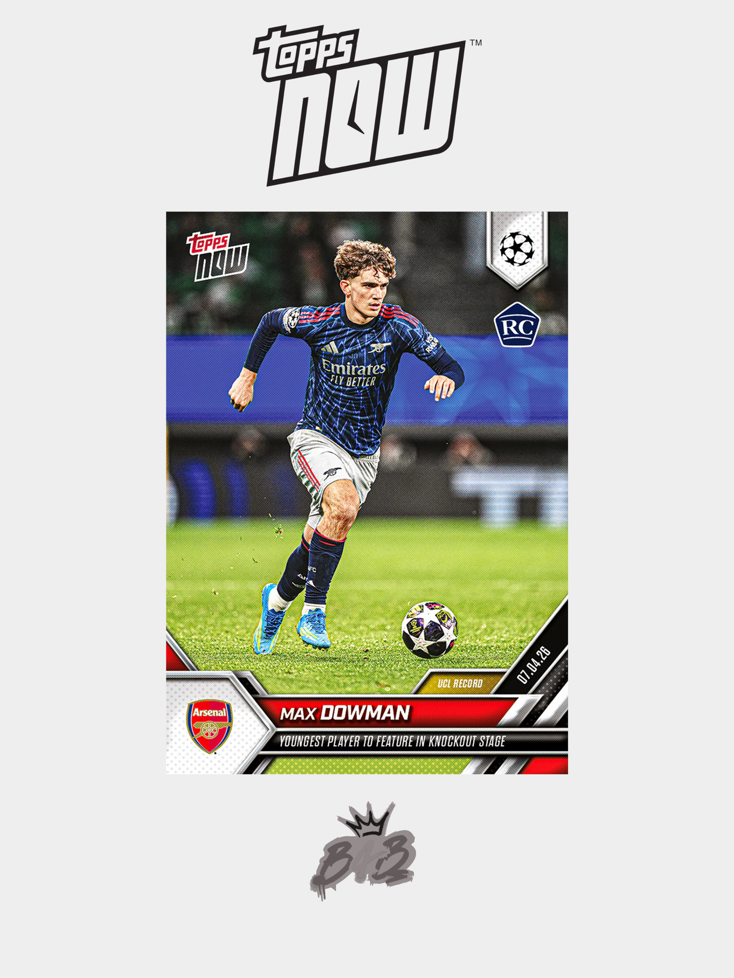 TOPPS NOW - Max Dowman 07/04/2026